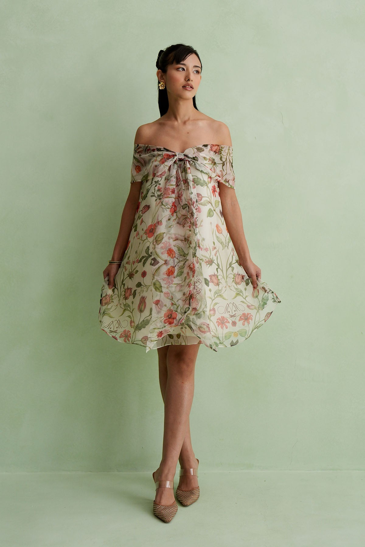 Biscotti Off Shoulder Dress