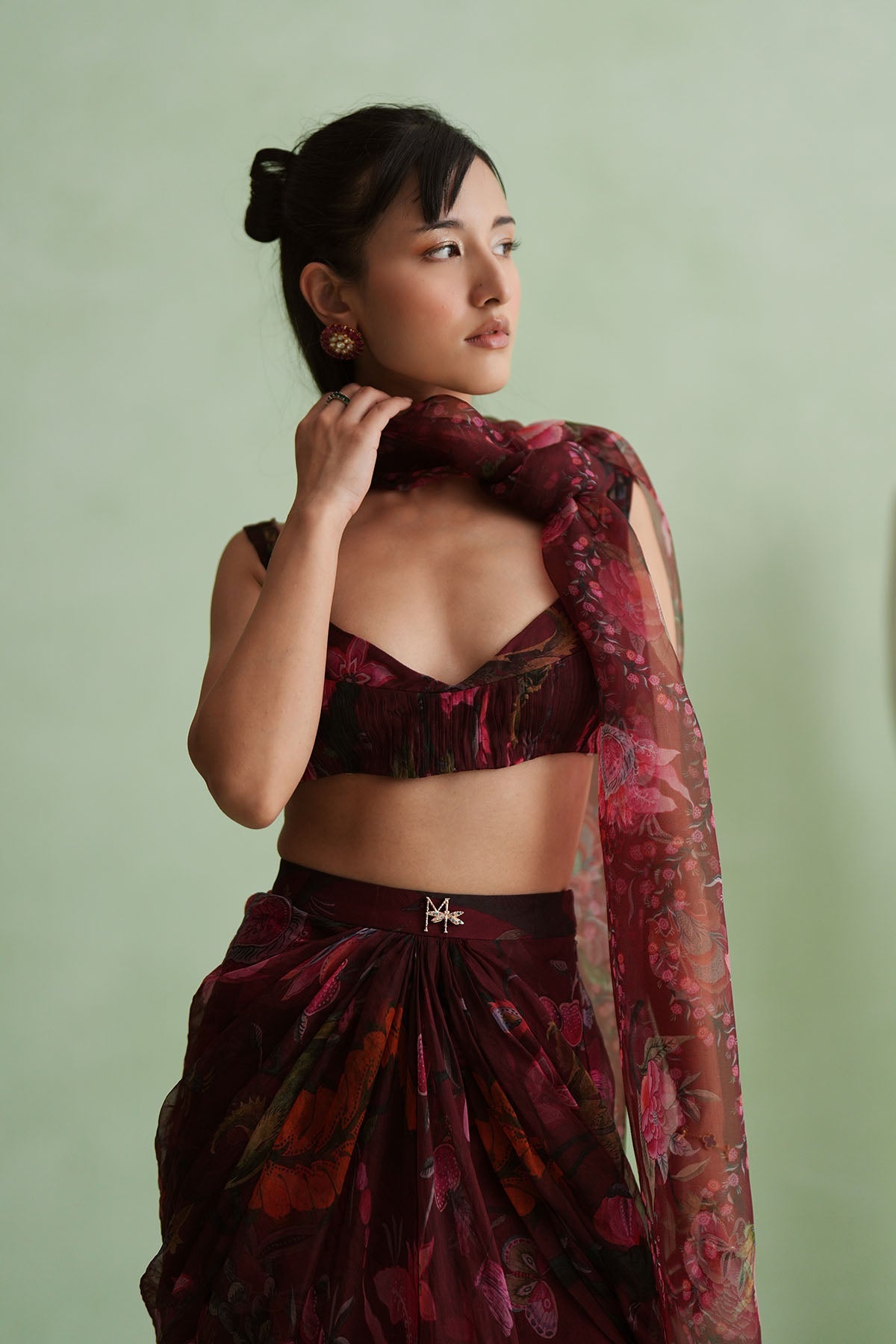 Zivara Draped Skirt