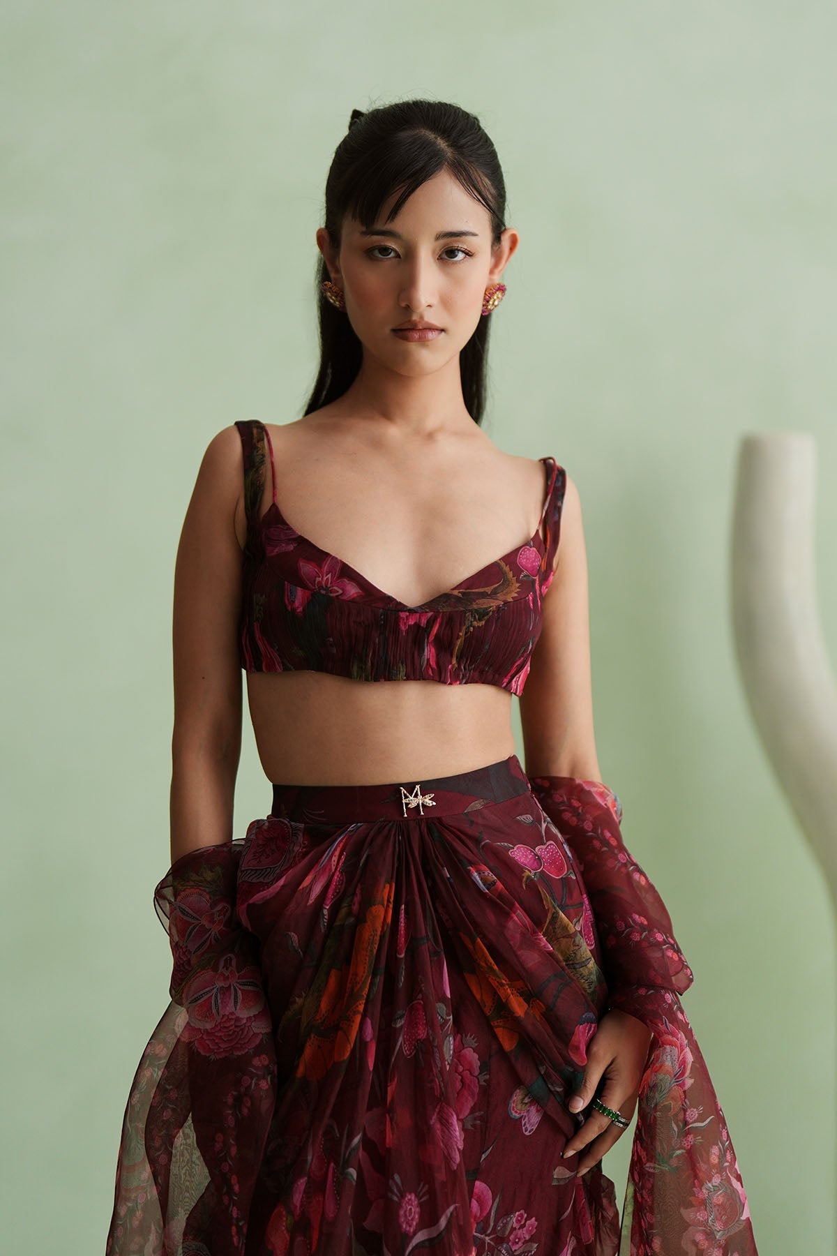 Zivara Draped Skirt