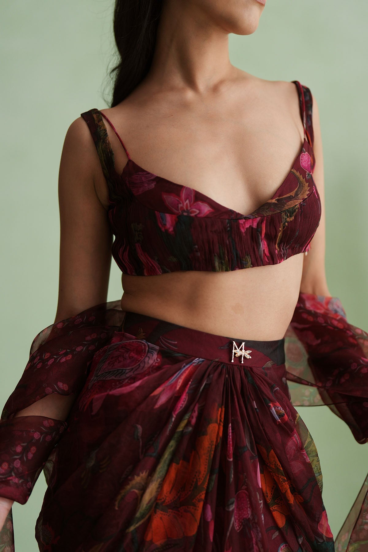 Zivara Draped Skirt