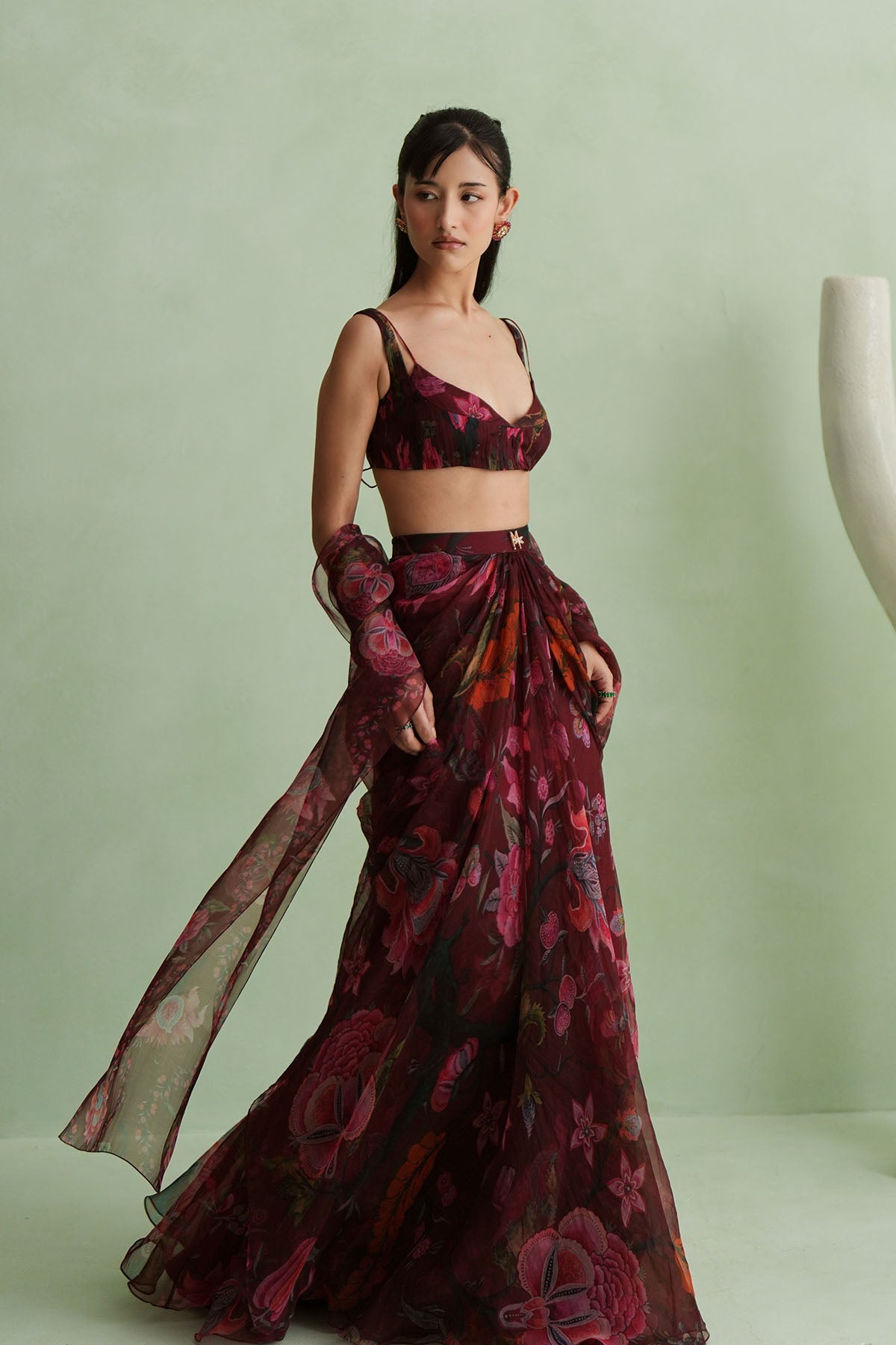 Zivara Draped Skirt