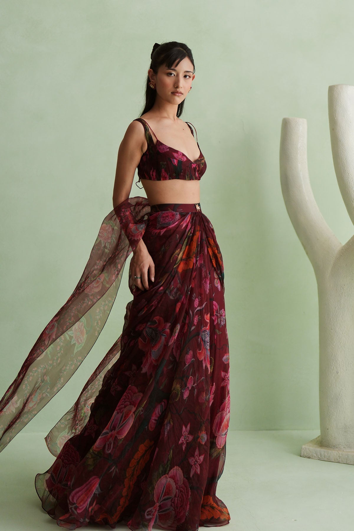 Zivara Draped Skirt