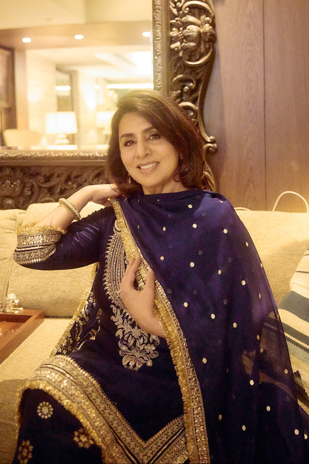 Neetu Kapoor in Mahiz Farshi Set - Ready To Ship