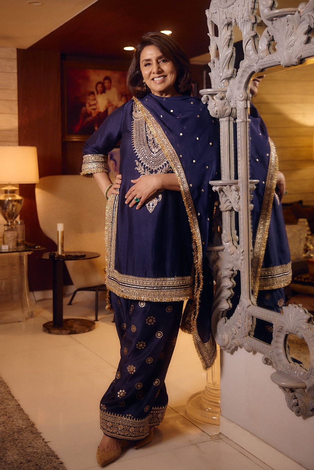 Neetu Kapoor in Mahiz Farshi Set - Ready To Ship