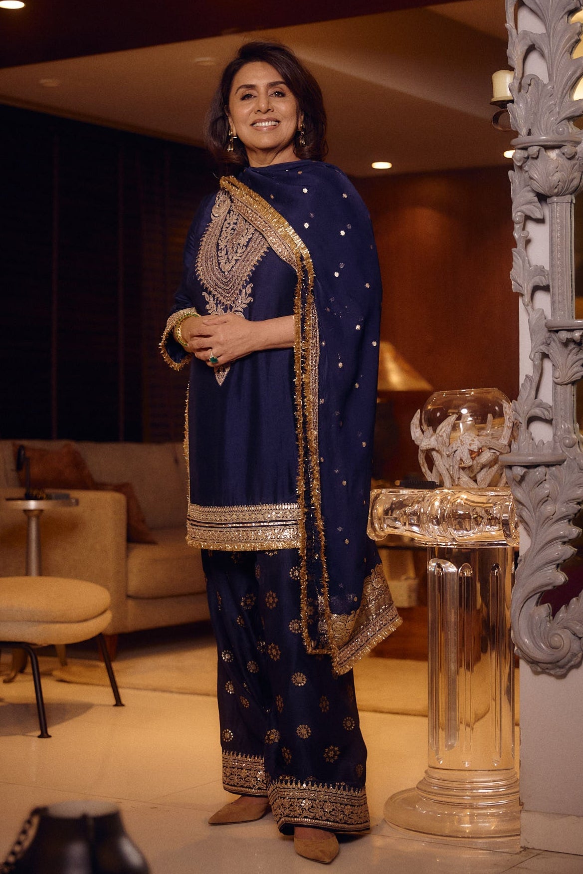 Neetu Kapoor in Mahiz Farshi Set - Ready To Ship