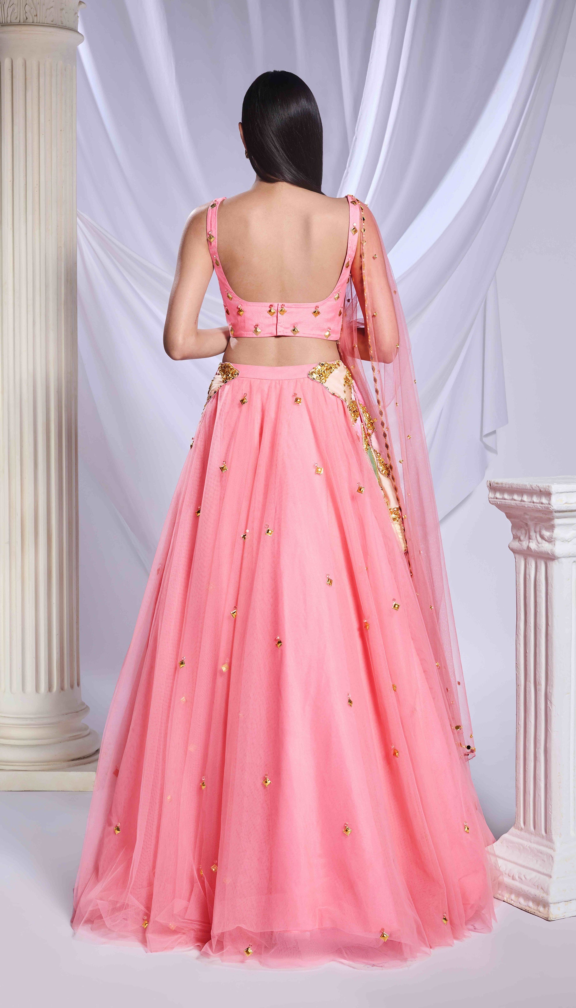 Preach Pink lehenga set