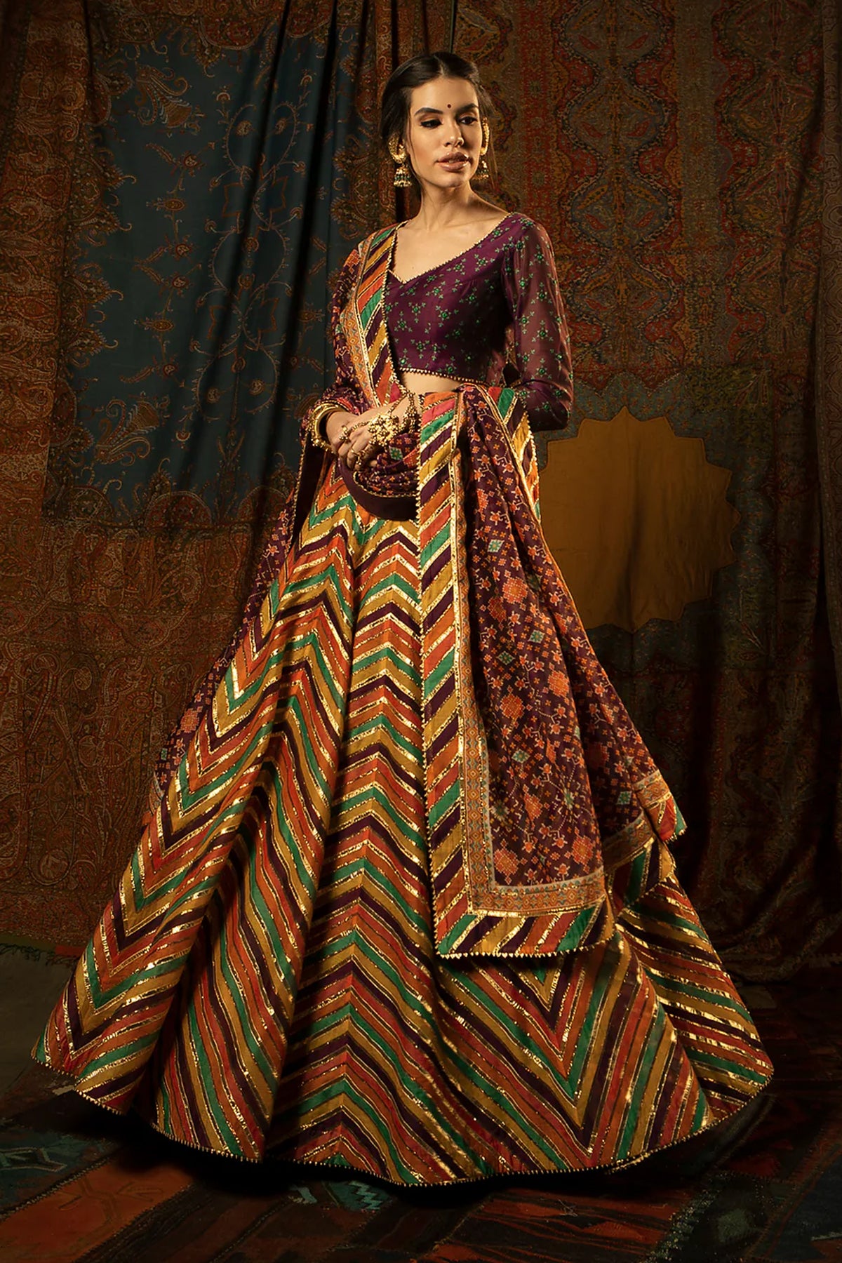 Rang Malhaar Lehenga