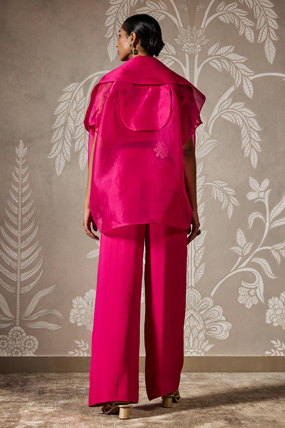 Shilpa Shetty in Waltz Cape Pants Set