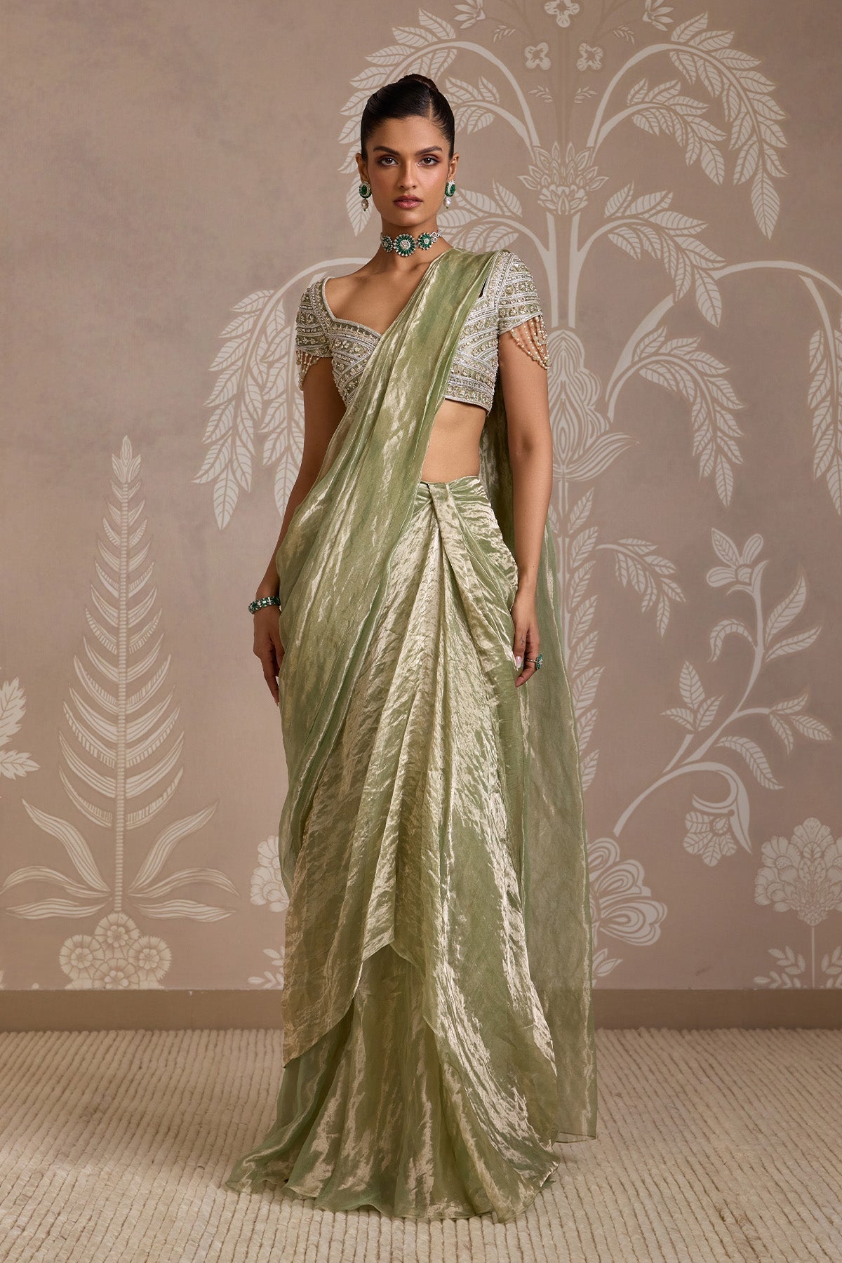 Loom Saree Set