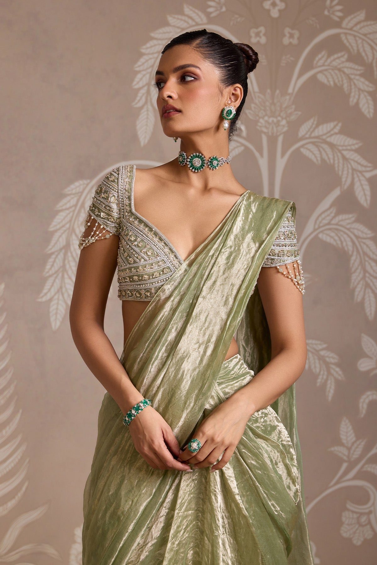 Loom Saree Set