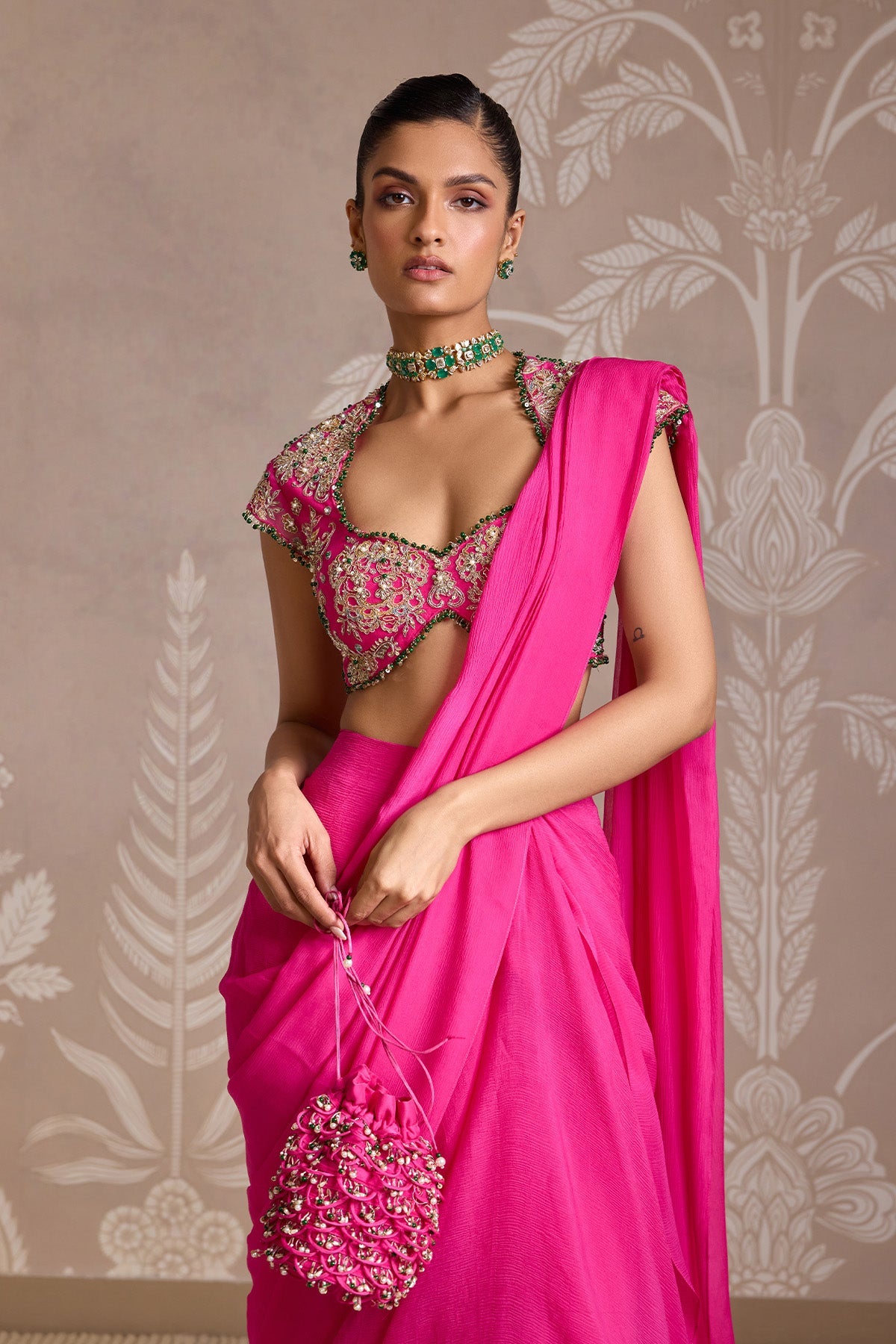 Twined Saree Set