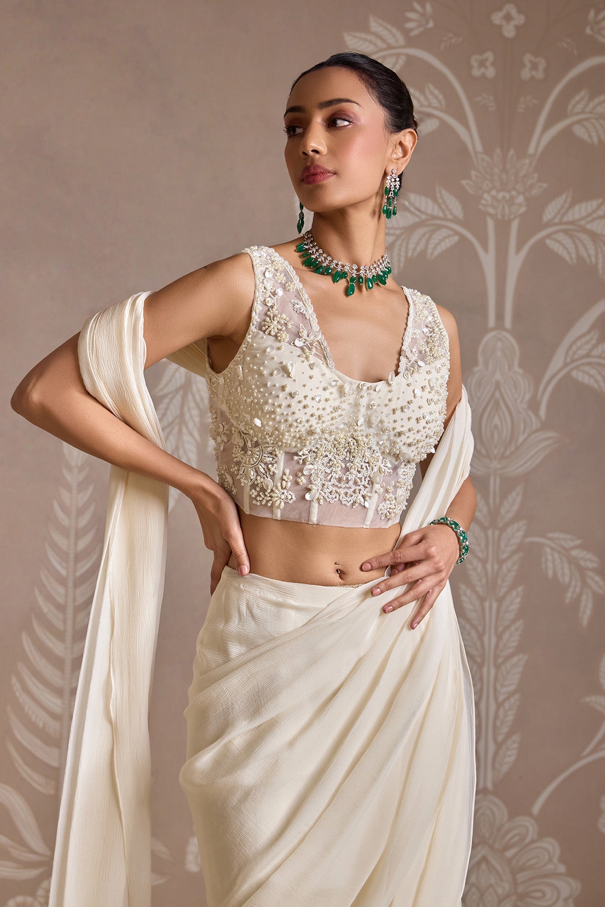 Spindle Saree Set