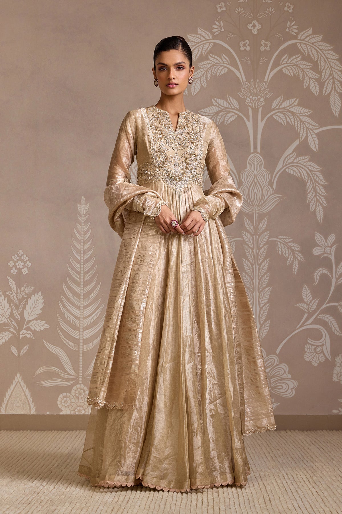 Weft Anarkali Set-RTS