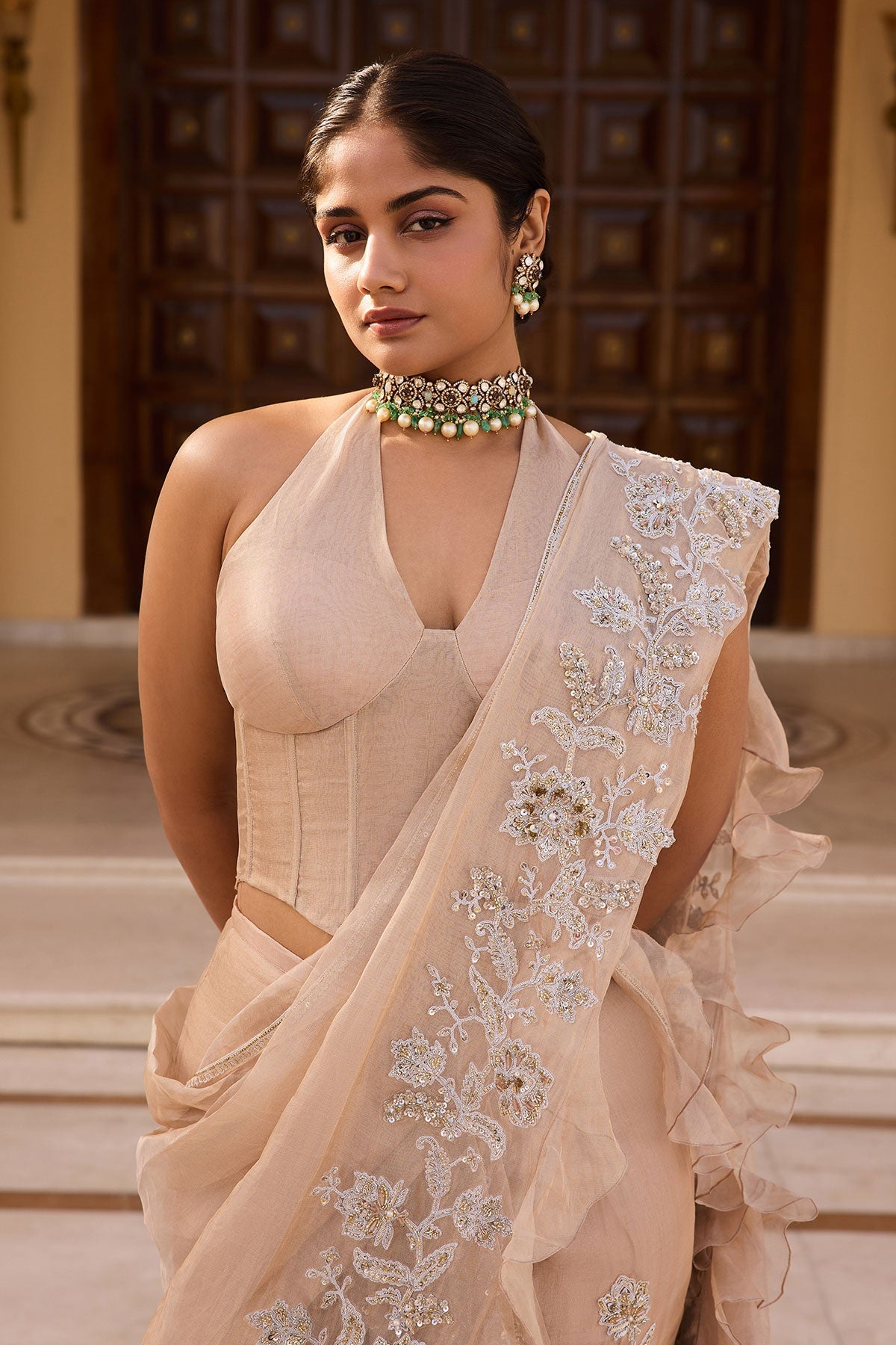 Halo Saree Set