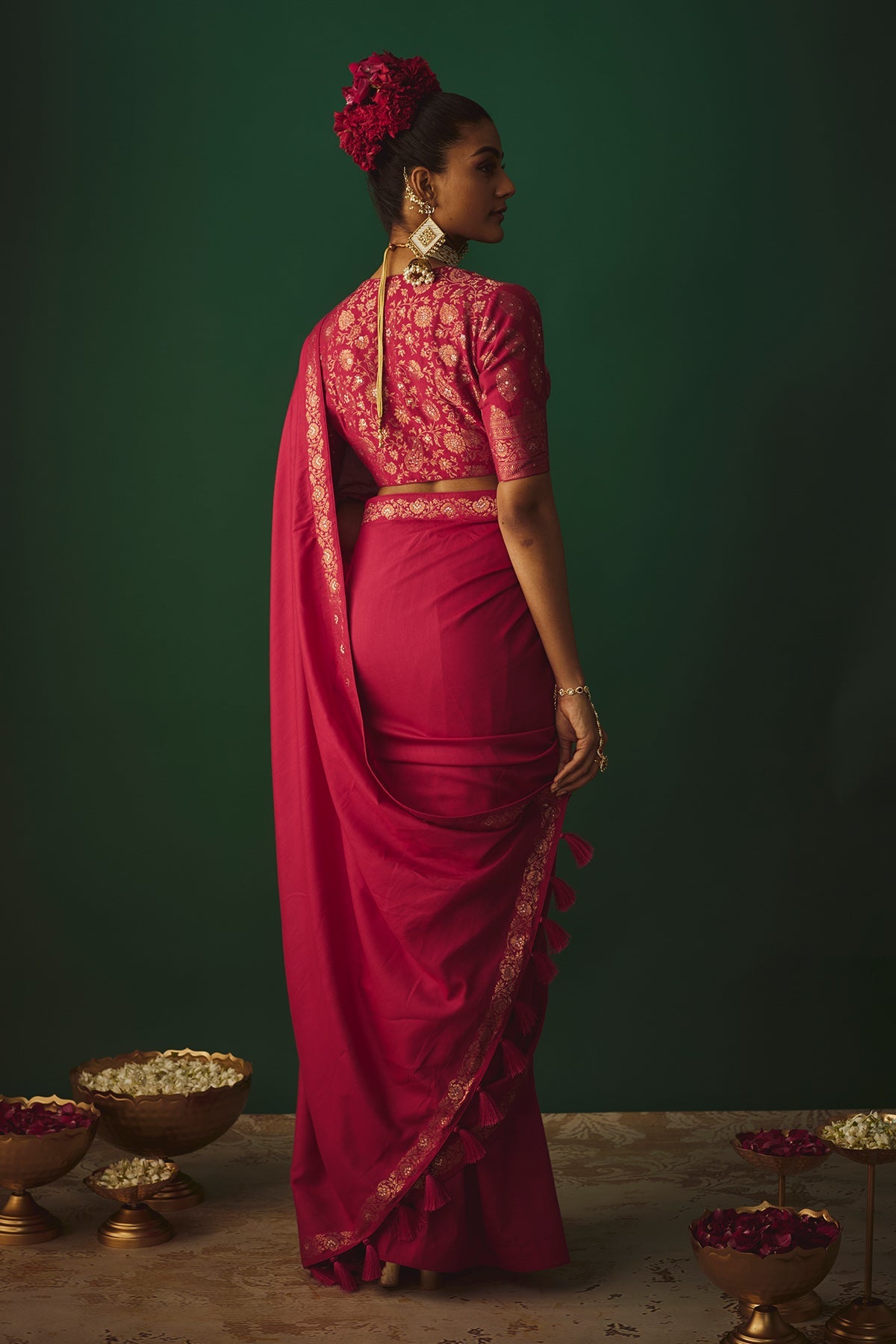 THE GULAABI YASIN SAREE