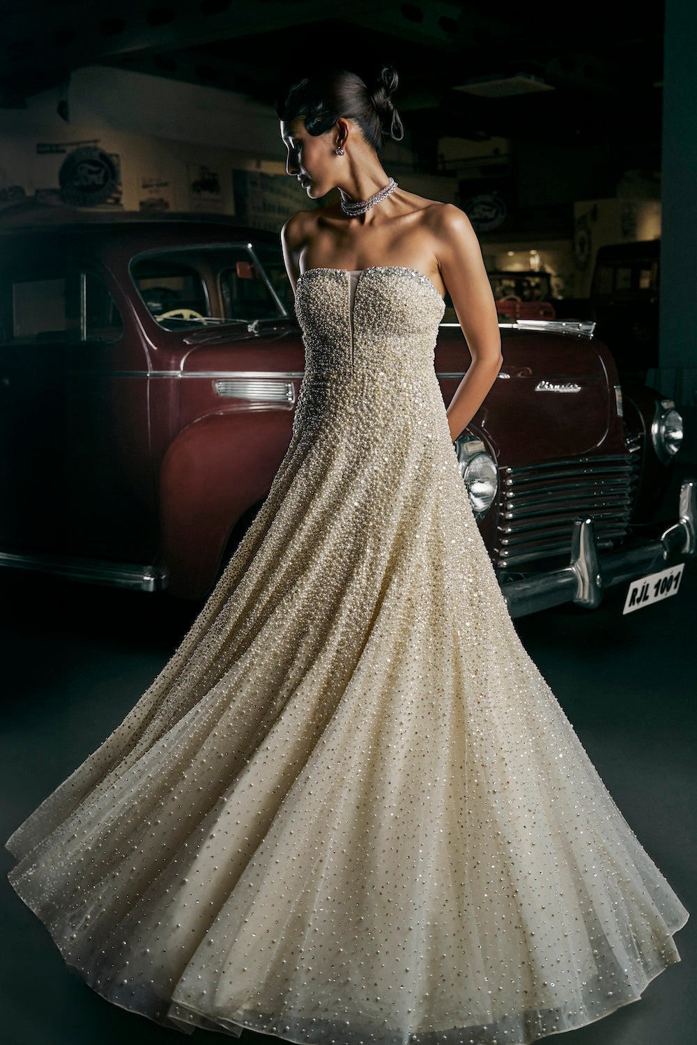 Ivory Pearl Gown