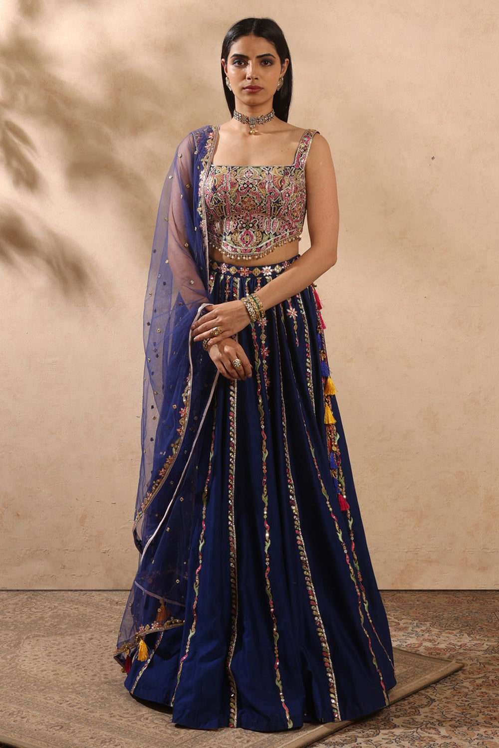 Royal Blue Lehenga Set