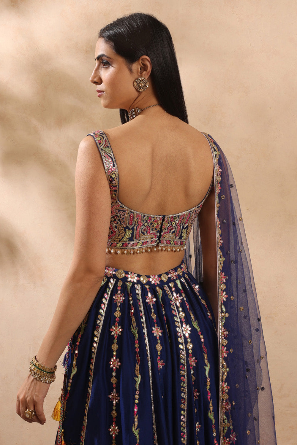 Royal Blue Lehenga Set