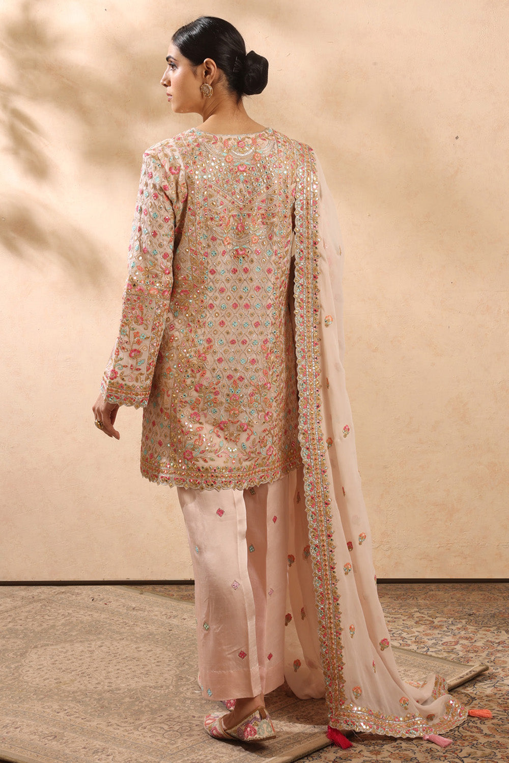 Pink Kurta Pant Set