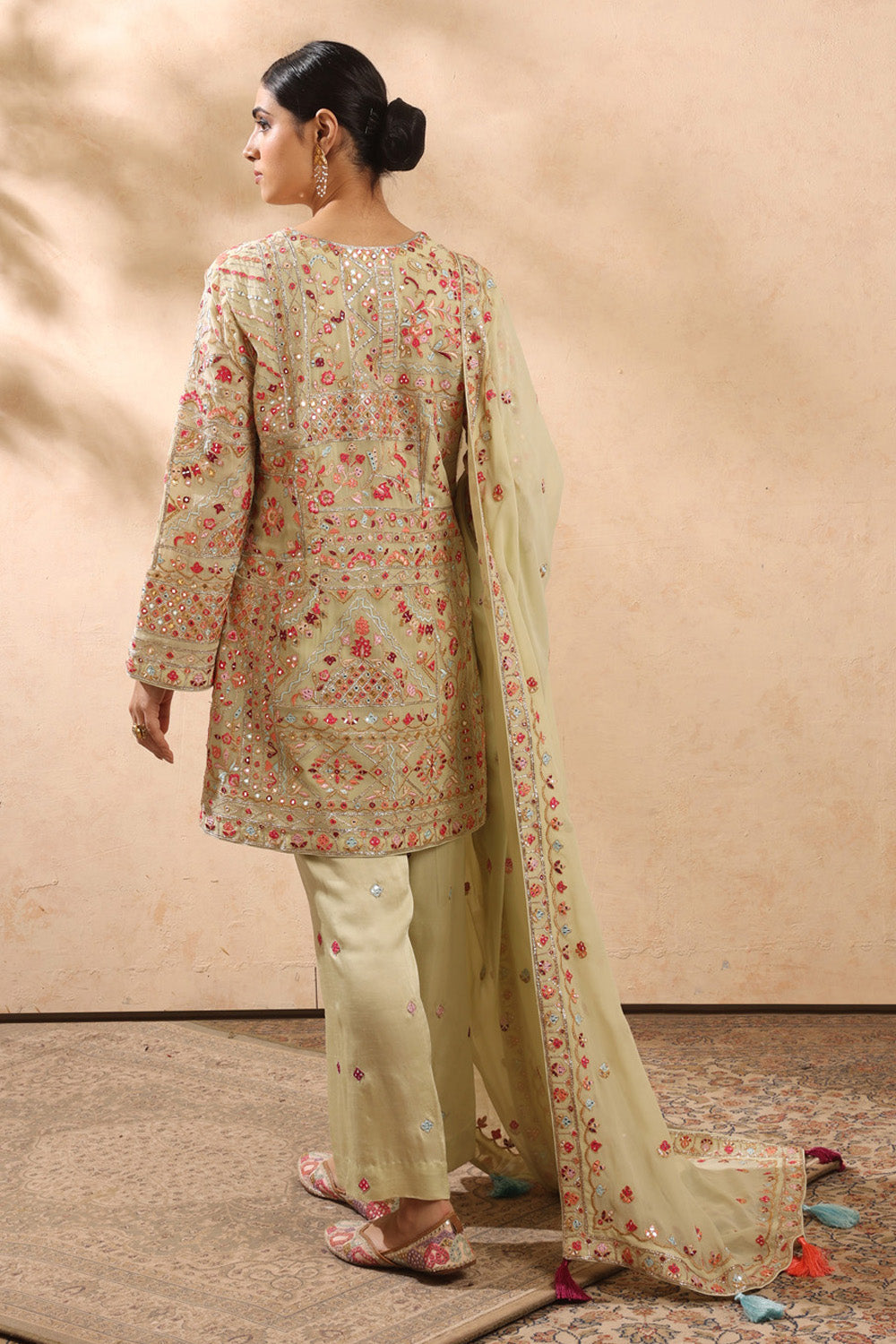 Light Green Kurta Pant Set