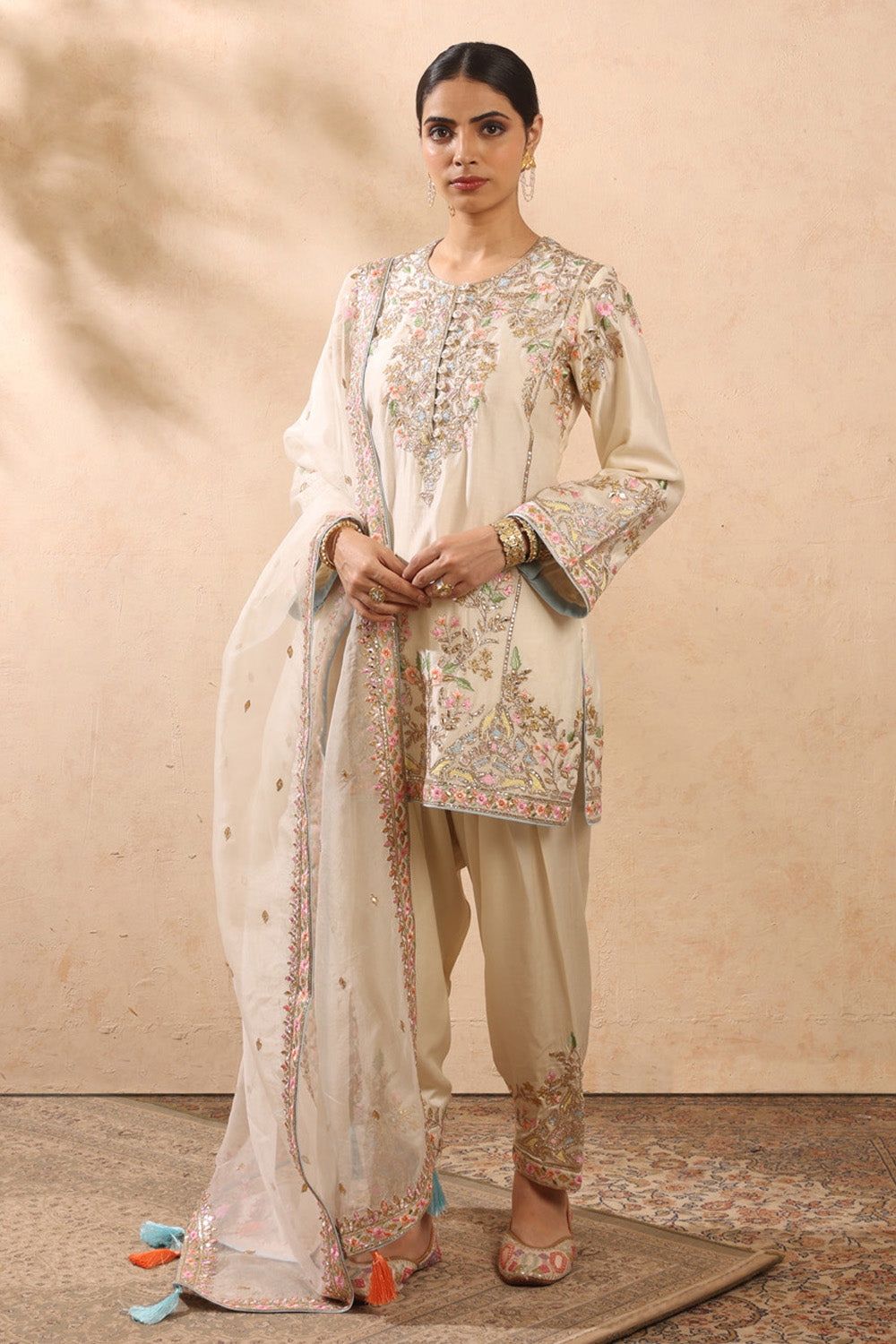 Ivory Kurta Salwar Set