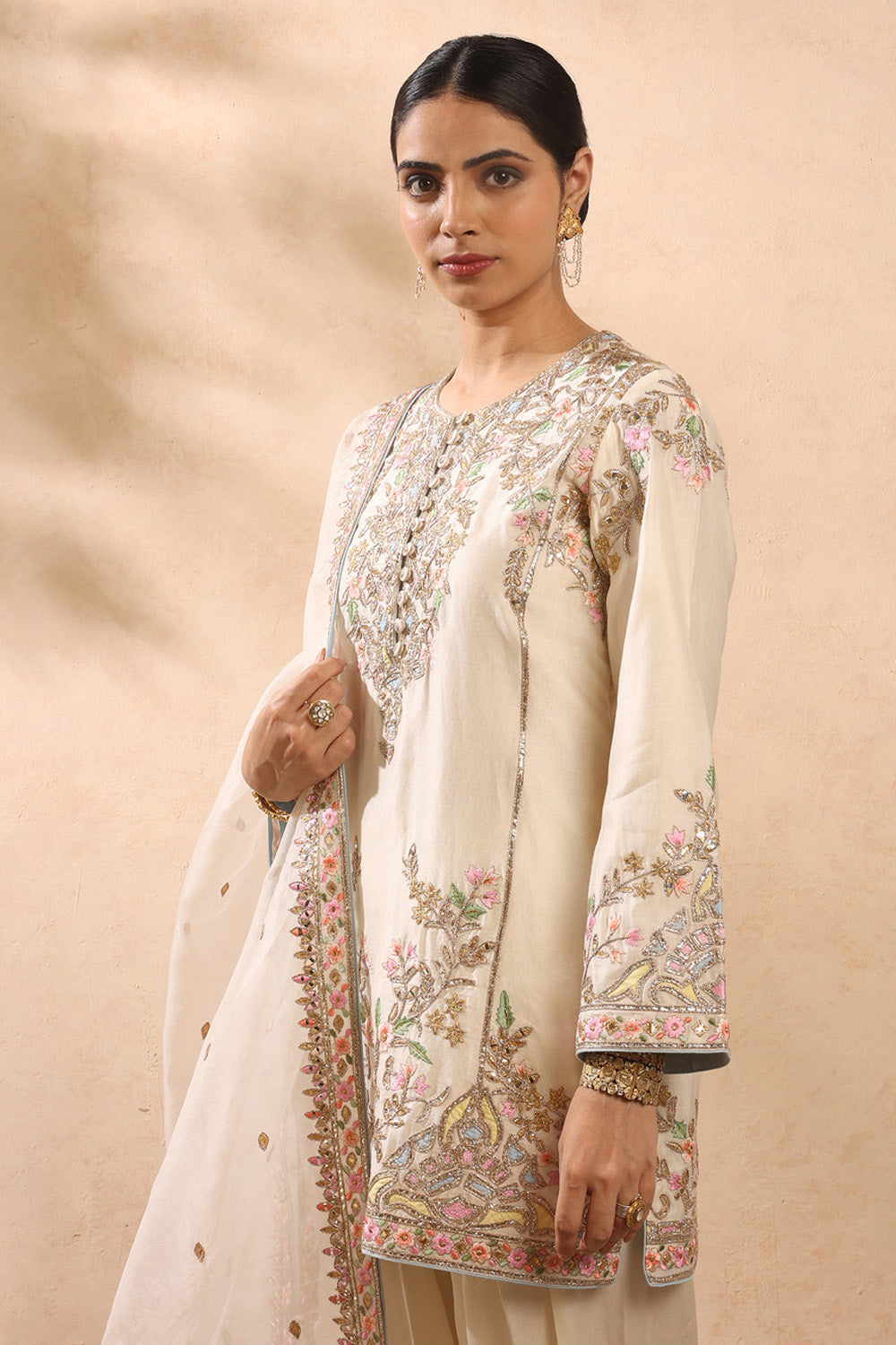 Ivory Kurta Salwar Set