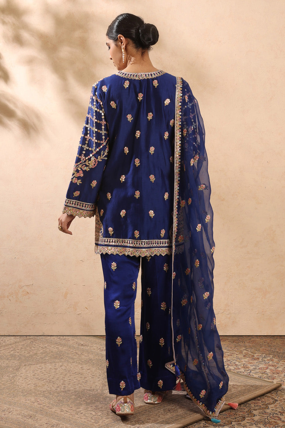 Royal Blue Kurta Pant Set