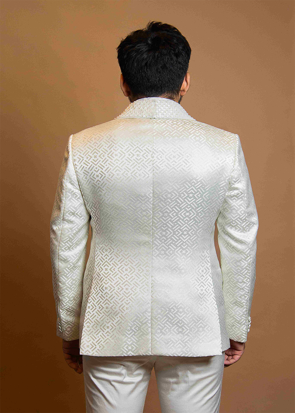 White Jodhpuri Coat Pant