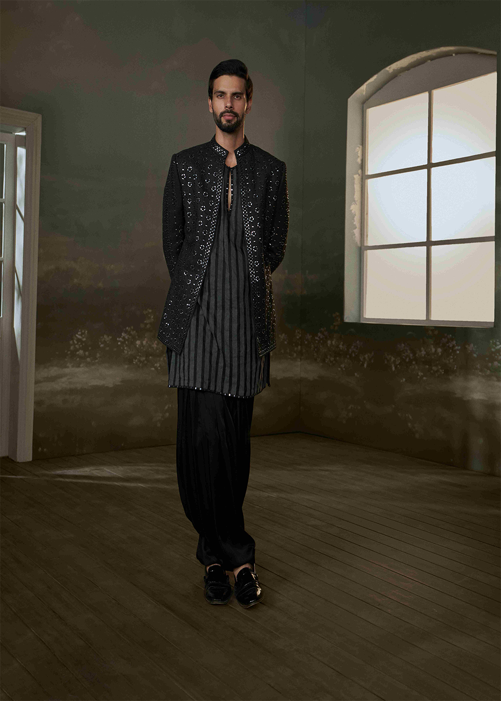 Jacket Kurta Salwar Set