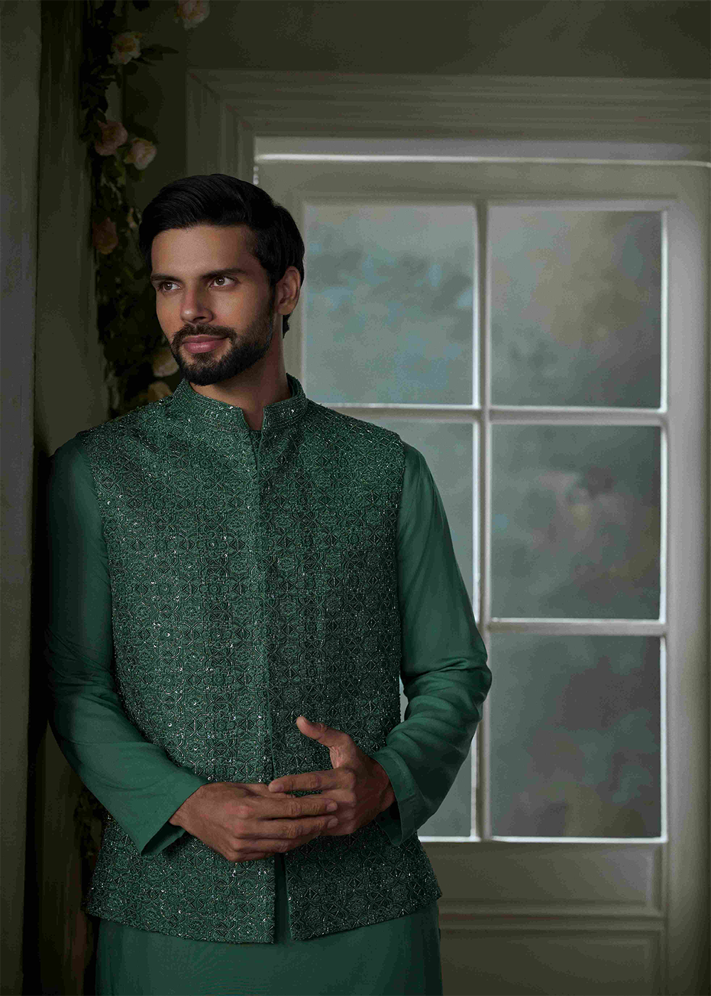 Kurta Salwar Bundi Jacket Set