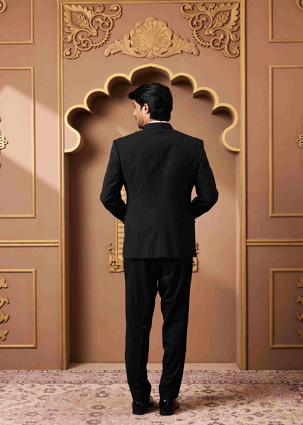 Black Tuxedo Vest Pant