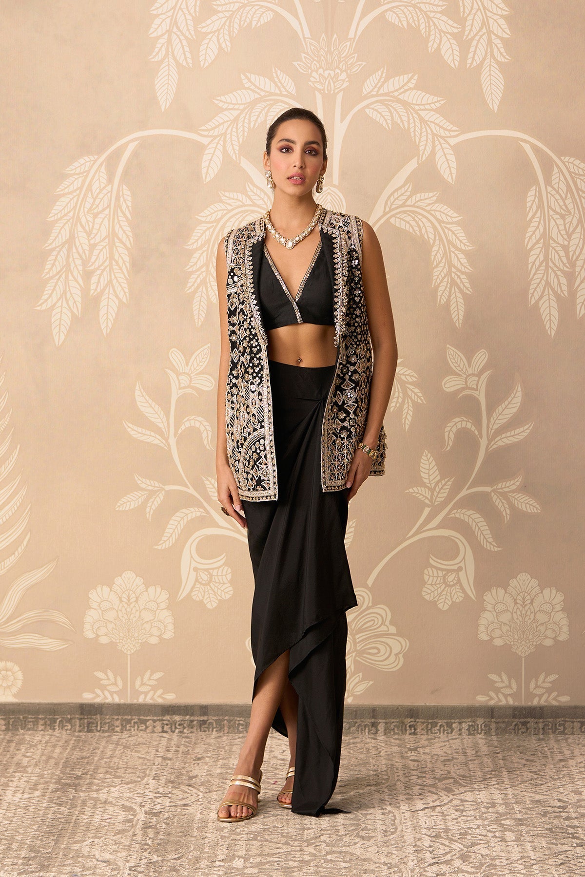 Aaina Jacket Skirt Set