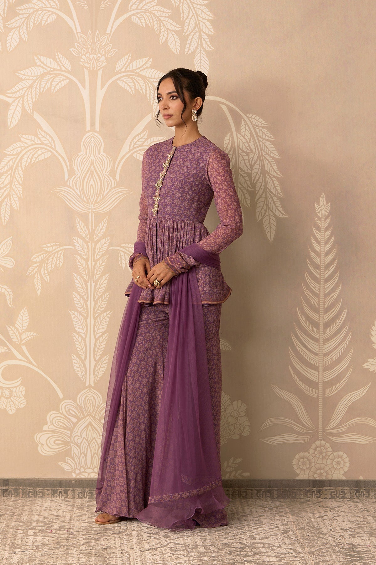 Izhaar Peplum Garara Set