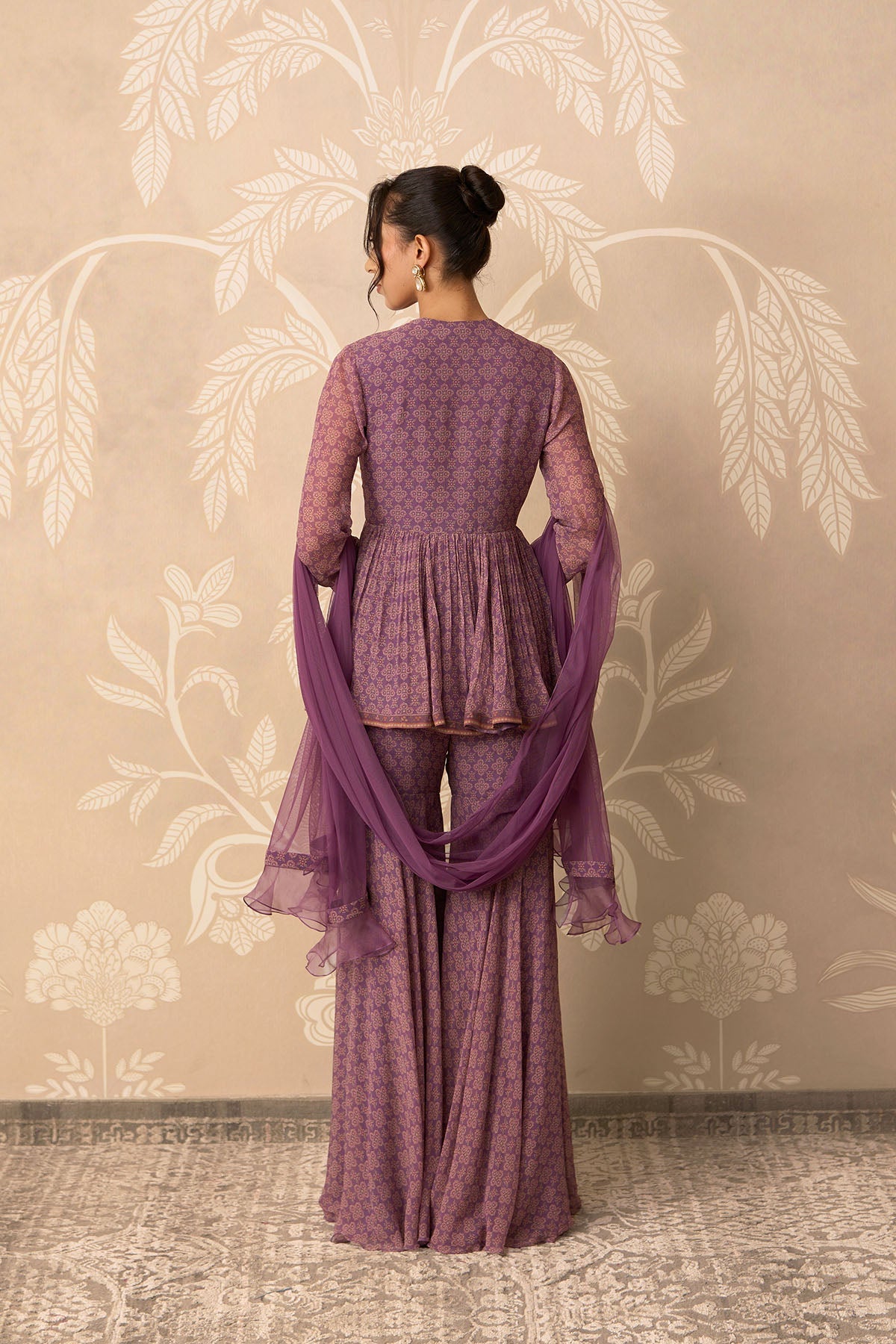 Izhaar Peplum Garara Set