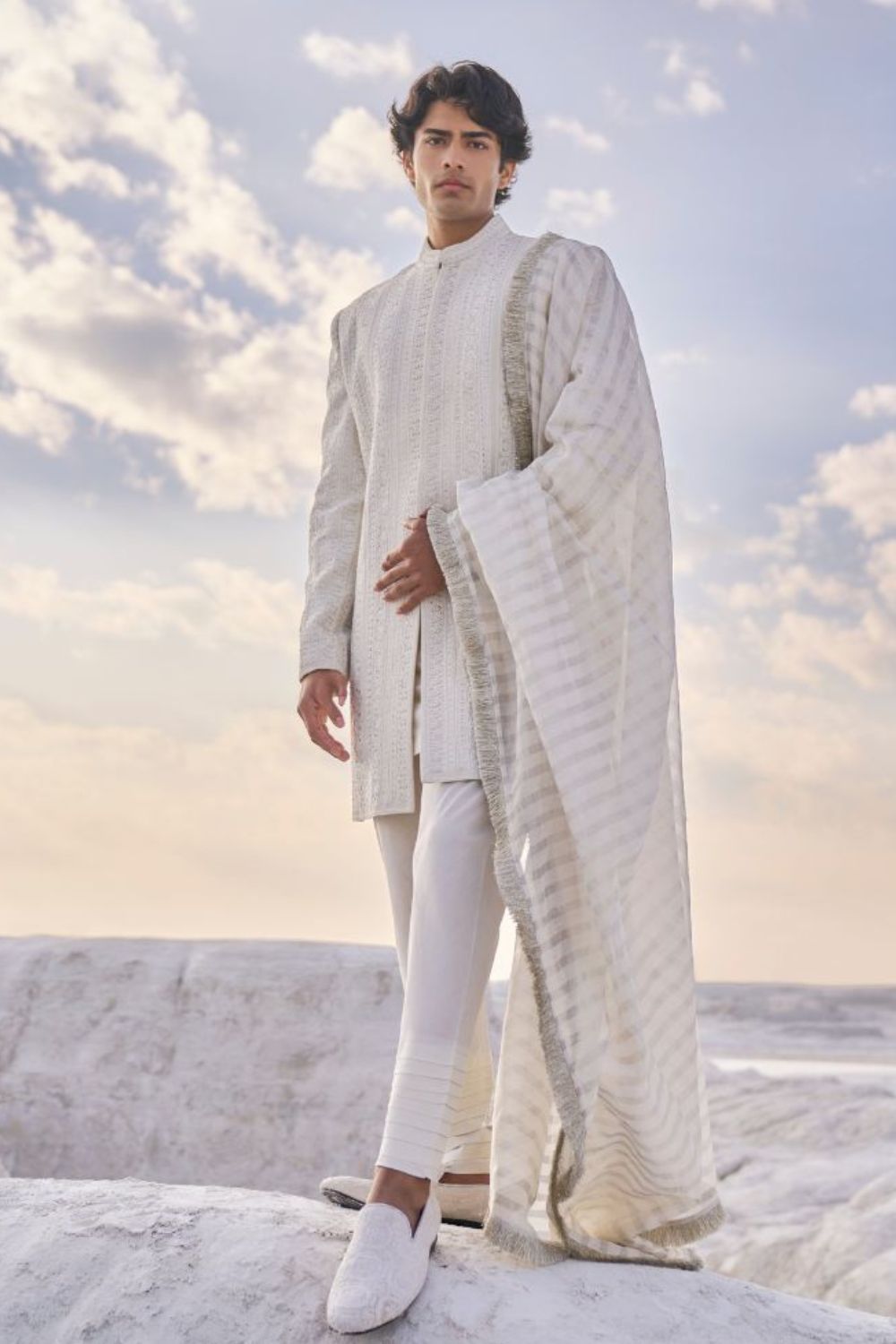 Off-White Dori Sherwani Set