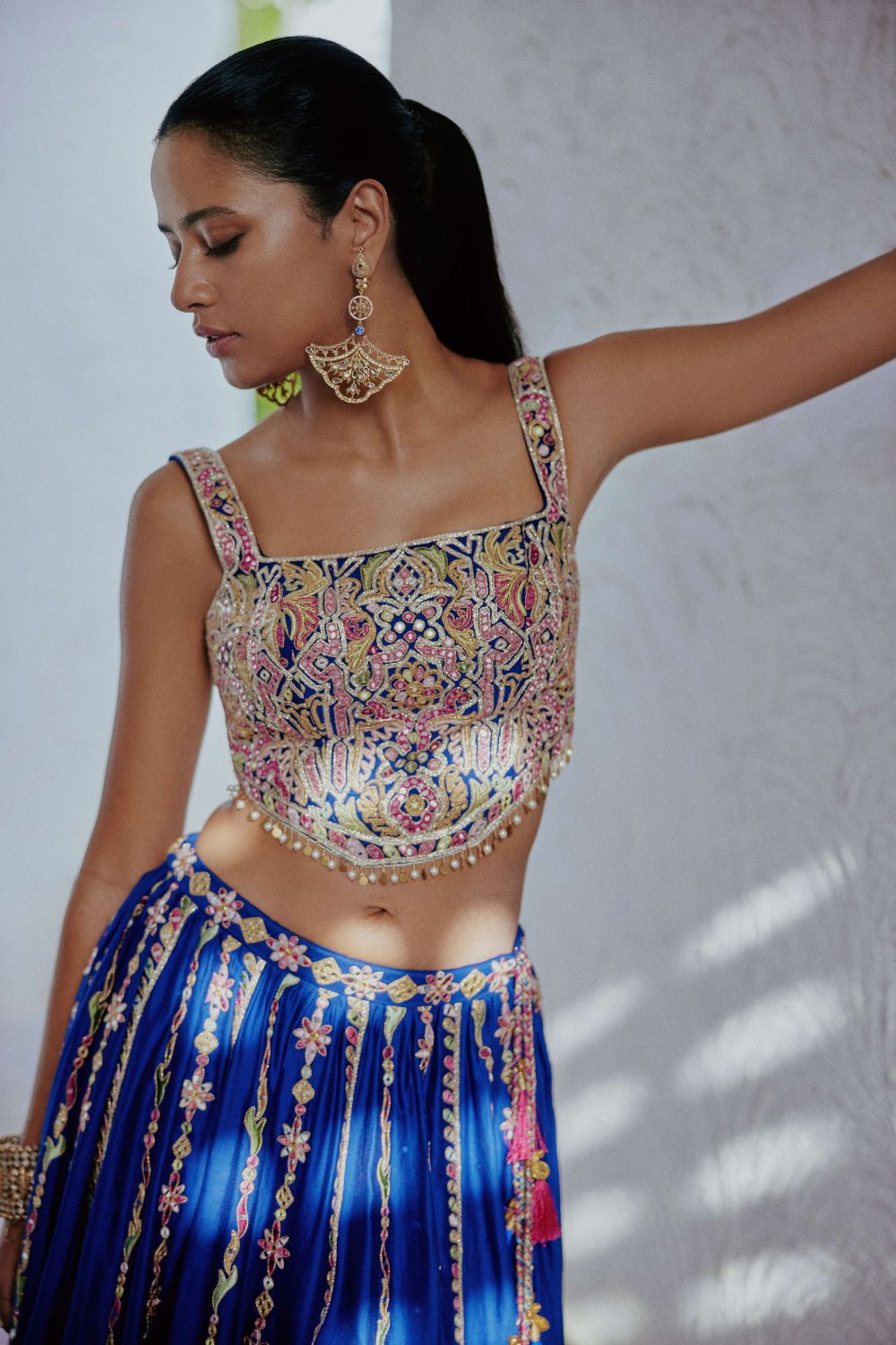 Royal Blue Lehenga Set