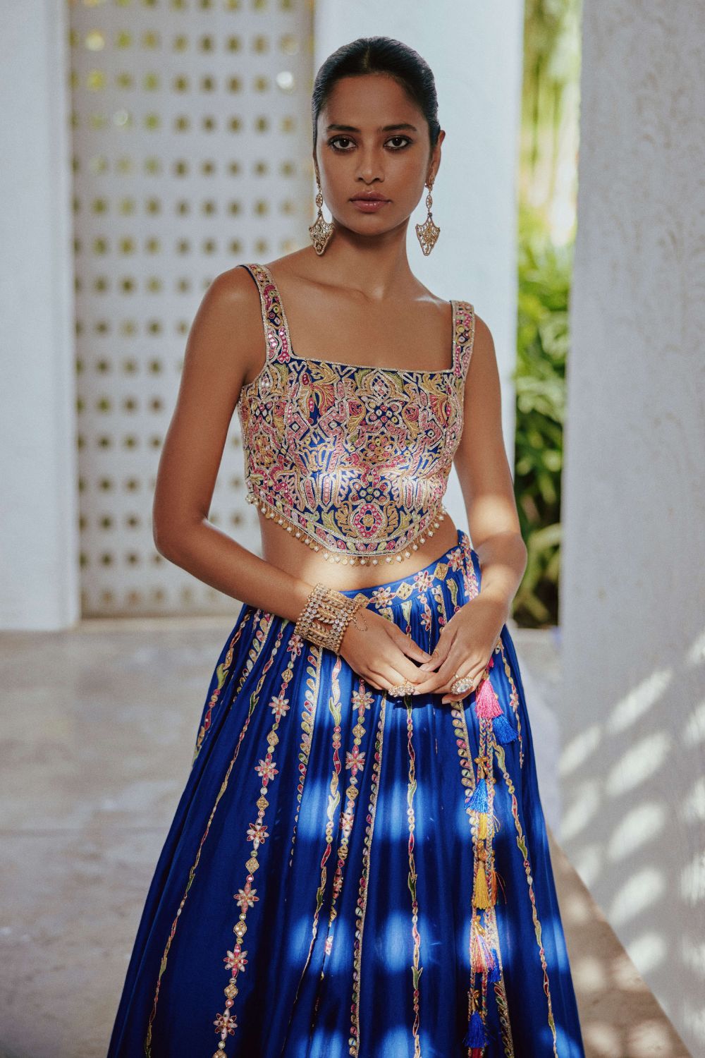 Royal Blue Lehenga Set