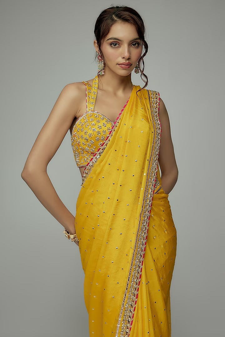 Golconda Uzvi Saree Set