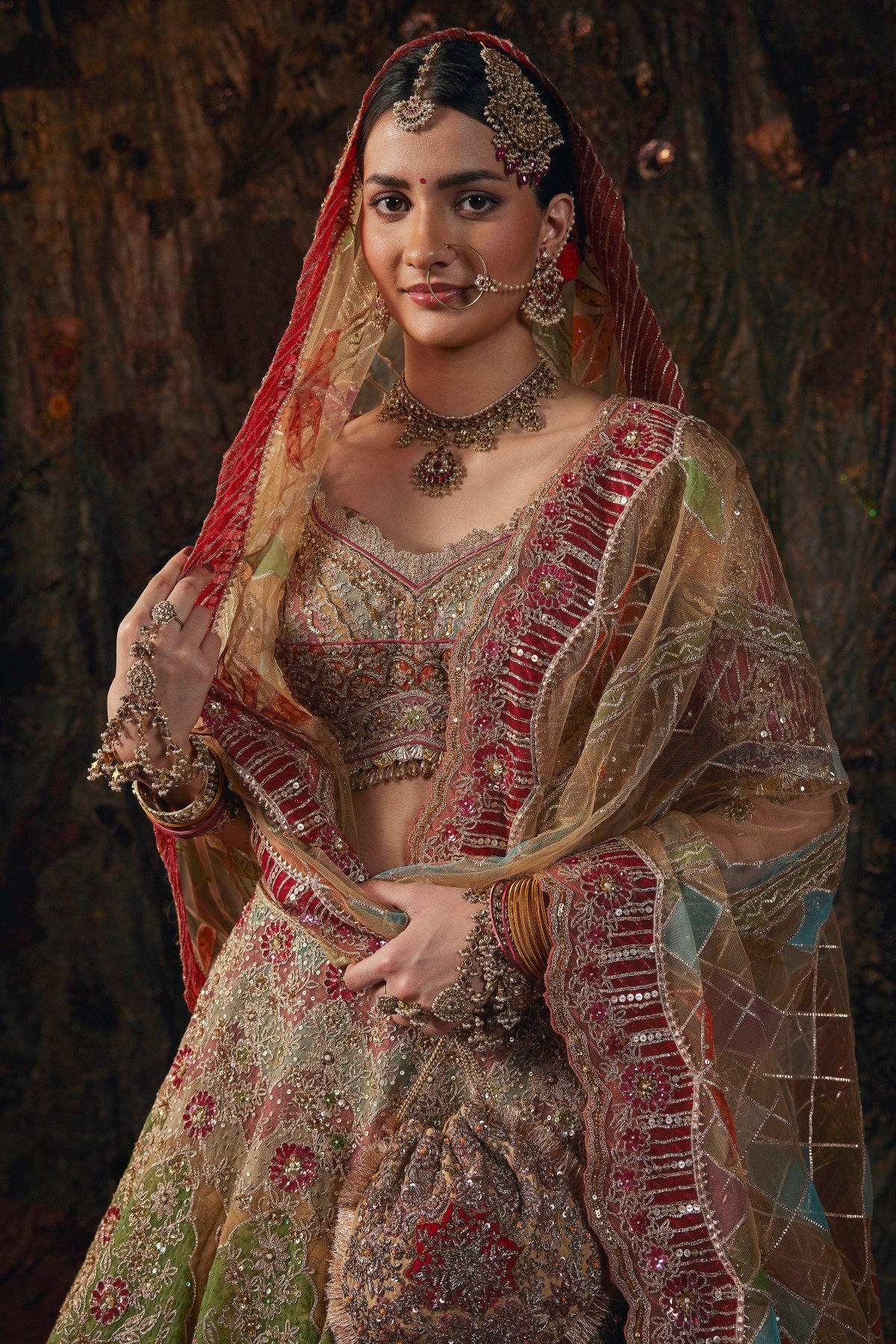 Gold Hued Lehenga