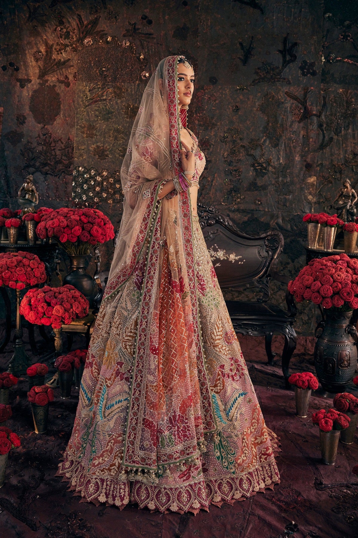 Multi-Color Lehenga