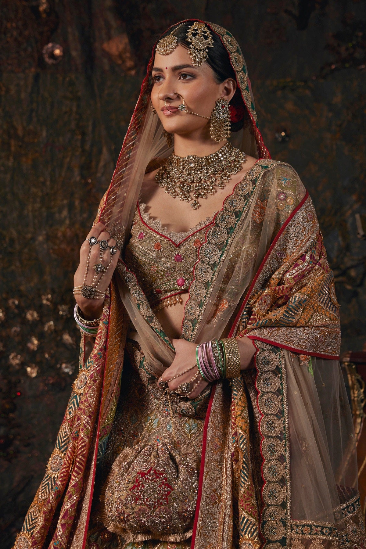 Taupe Lehenga