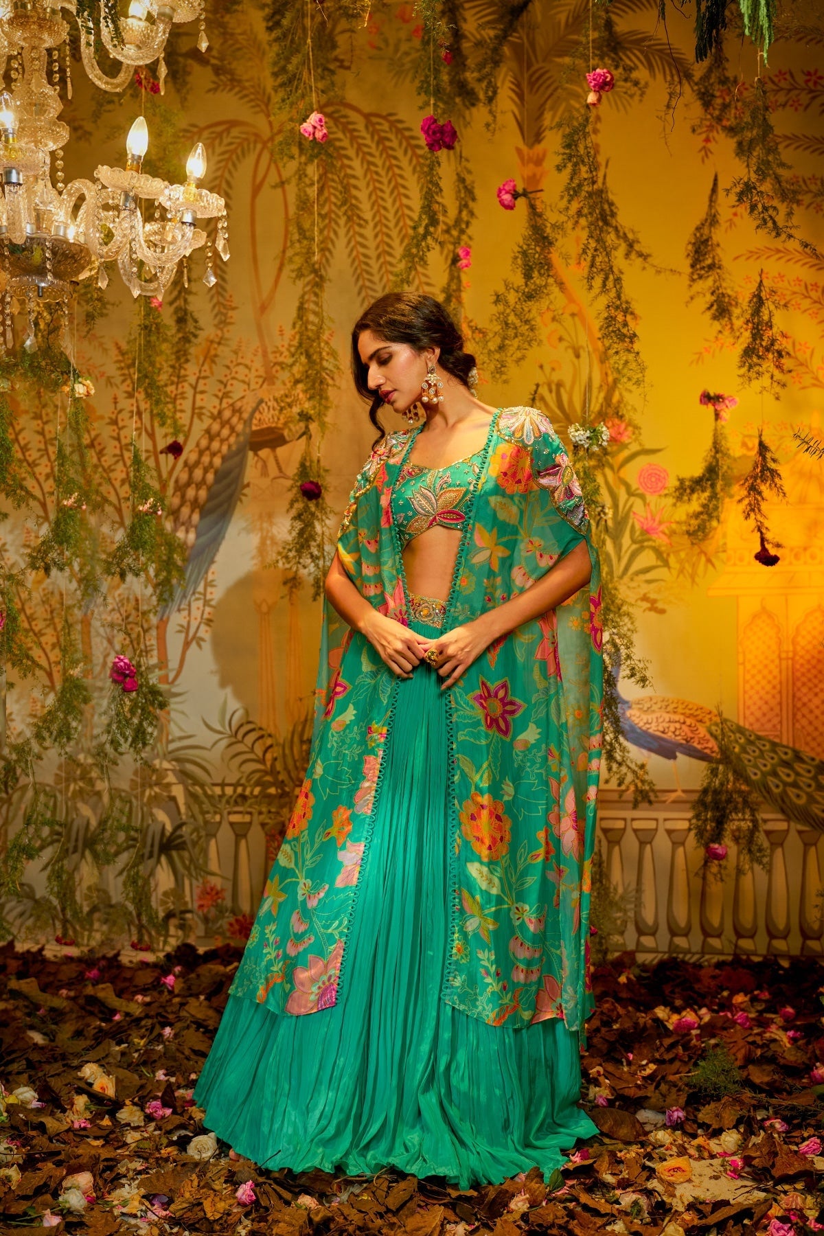 MADHAVI CAPE LEHENGA