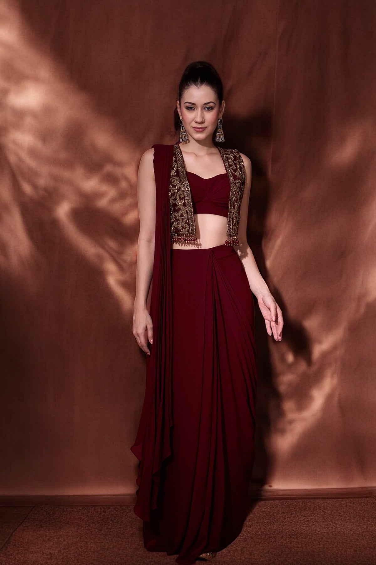 RUDRANI SAREE JACKET SET