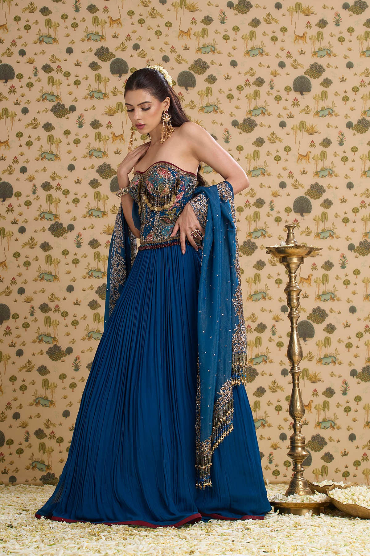 SAANJH CORSET LEHENGA