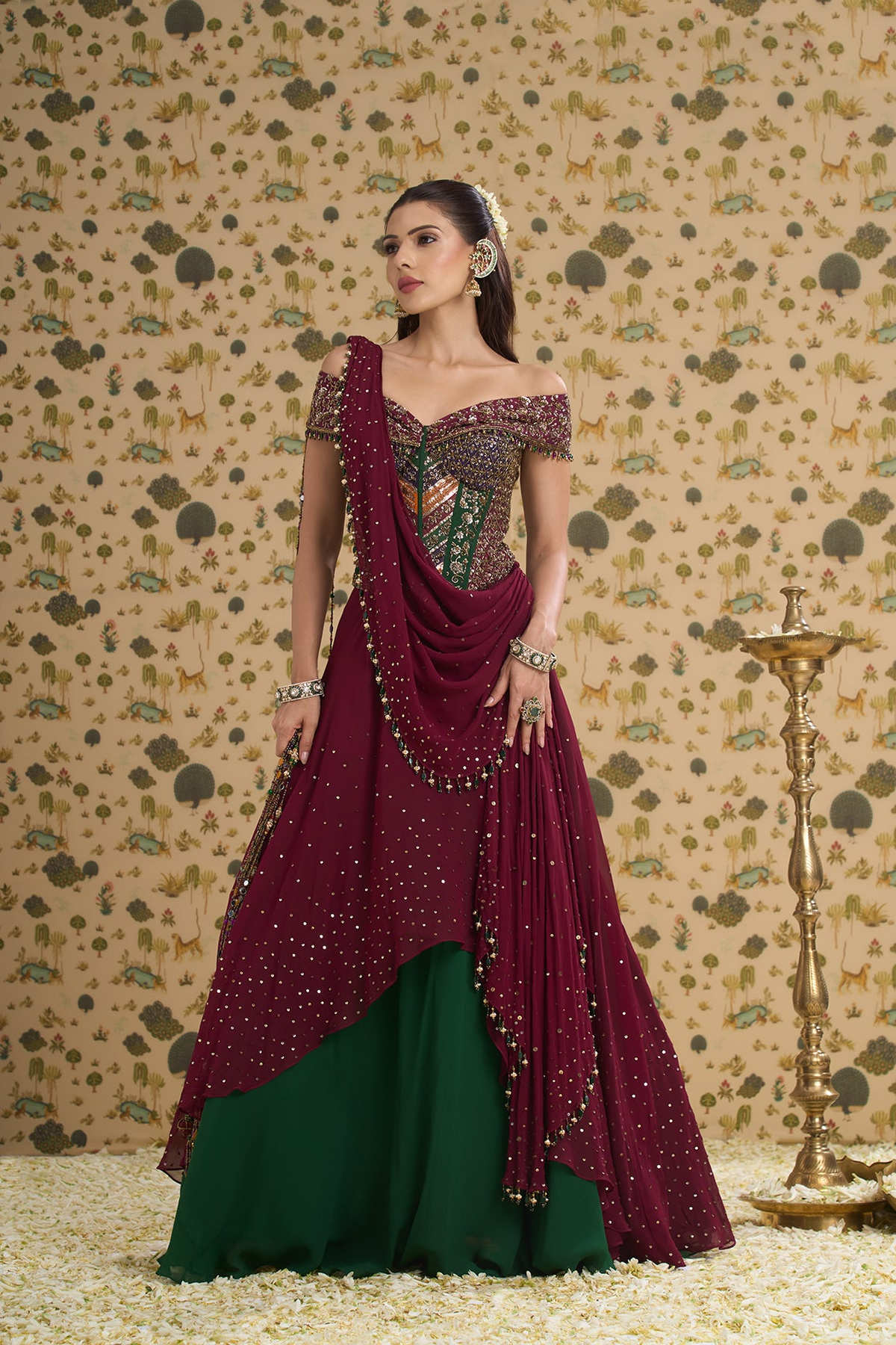 LATIKA CORSET LEHENGA
