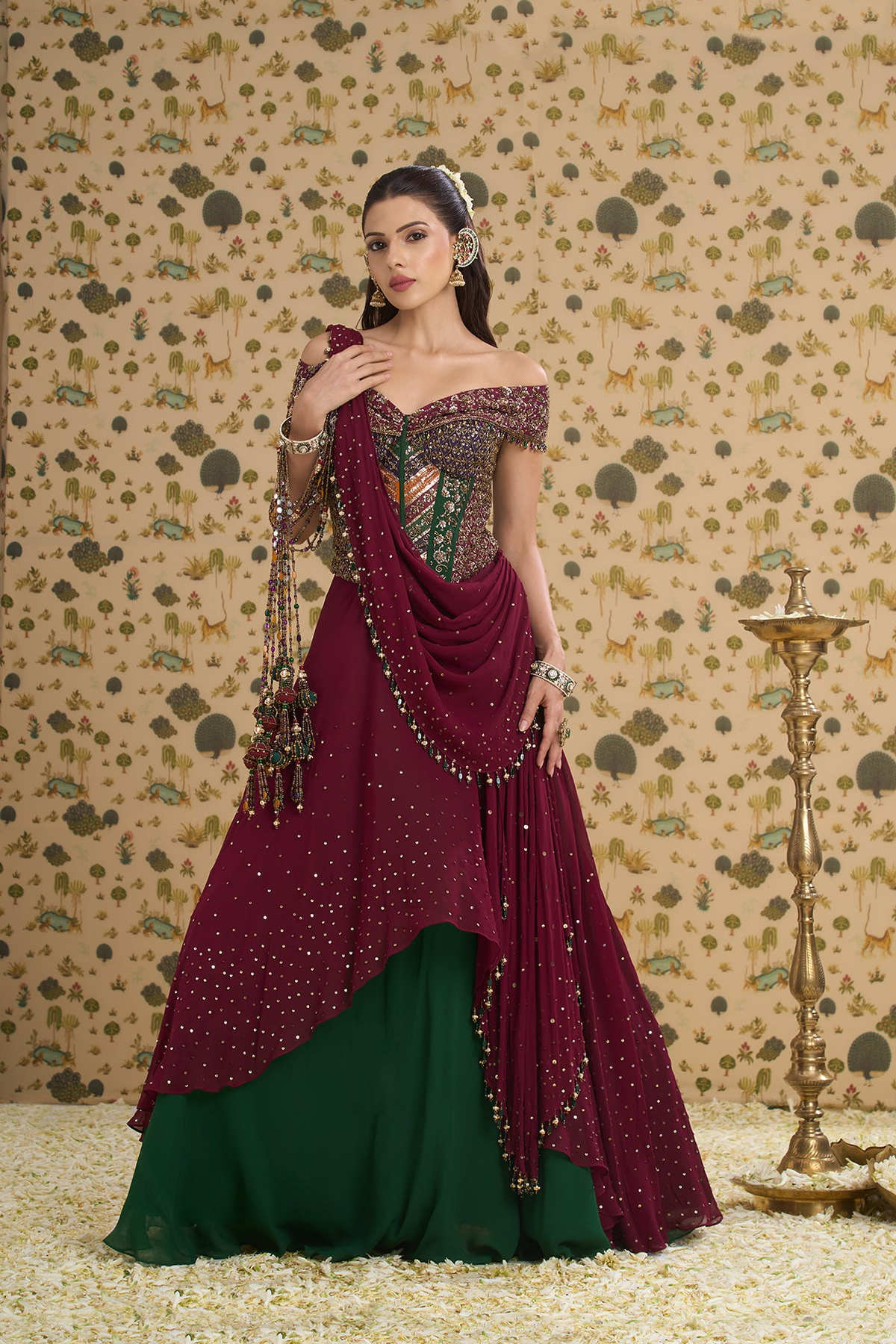 LATIKA CORSET LEHENGA