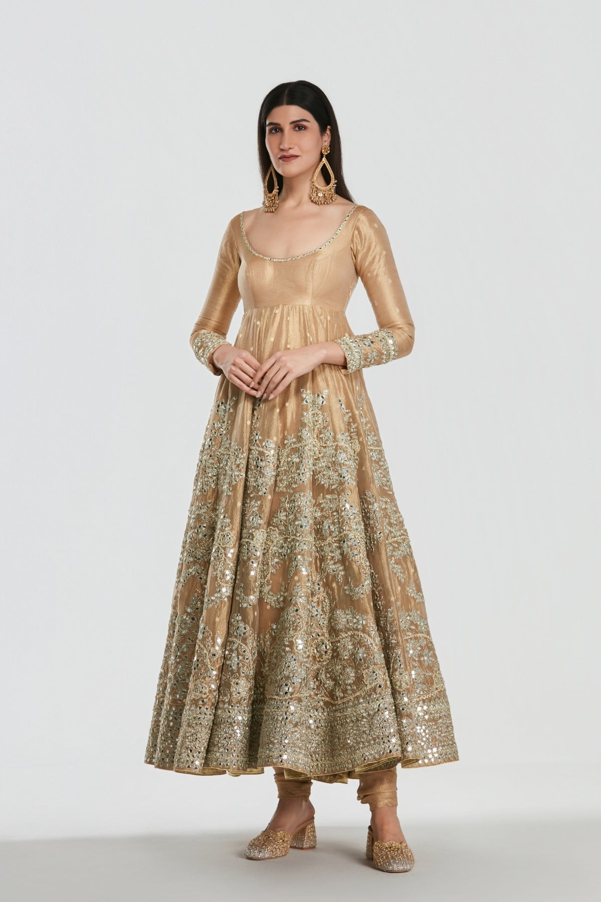 Opal Gold Anarkali