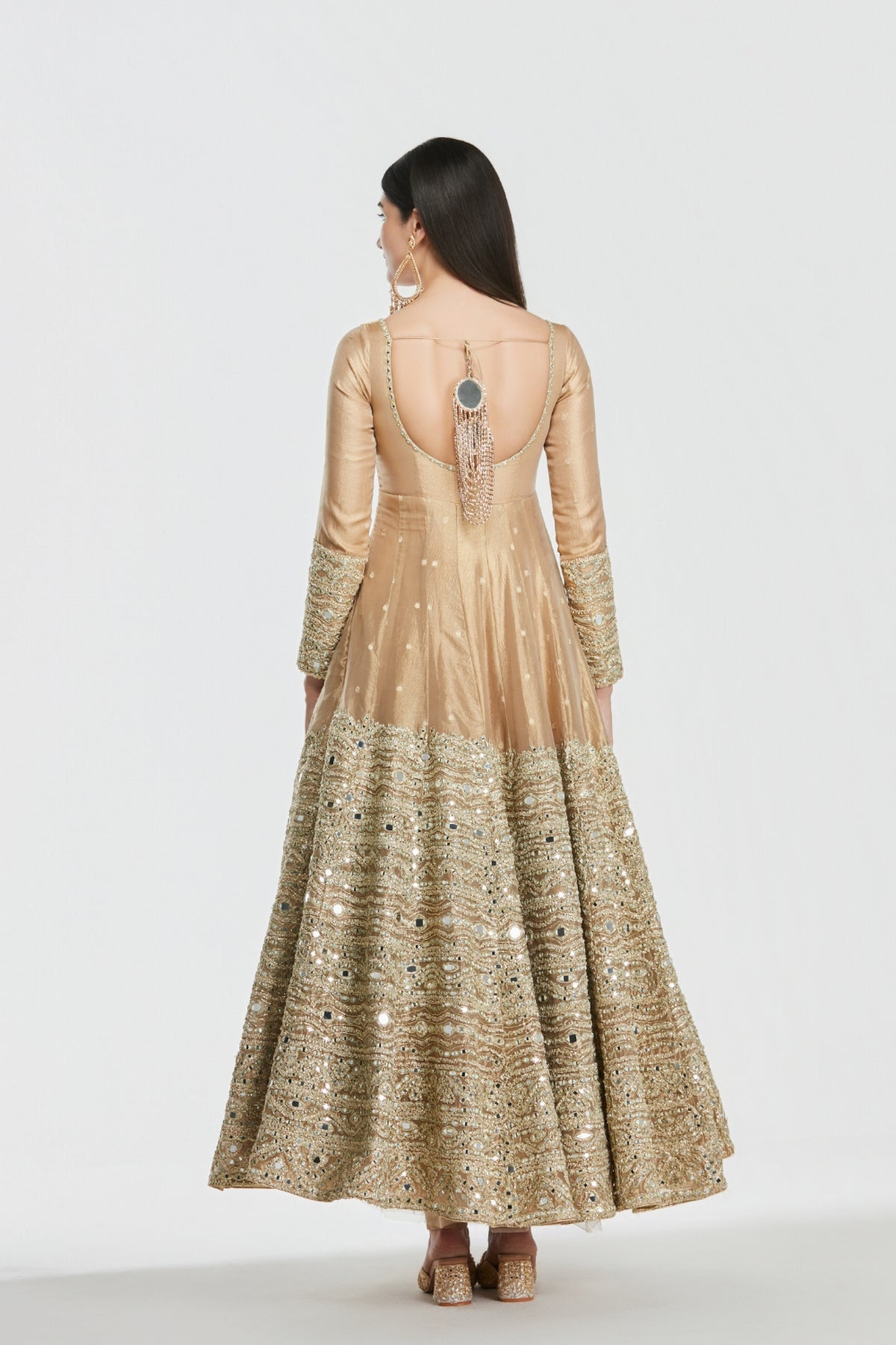 Royal Gold Anarkali