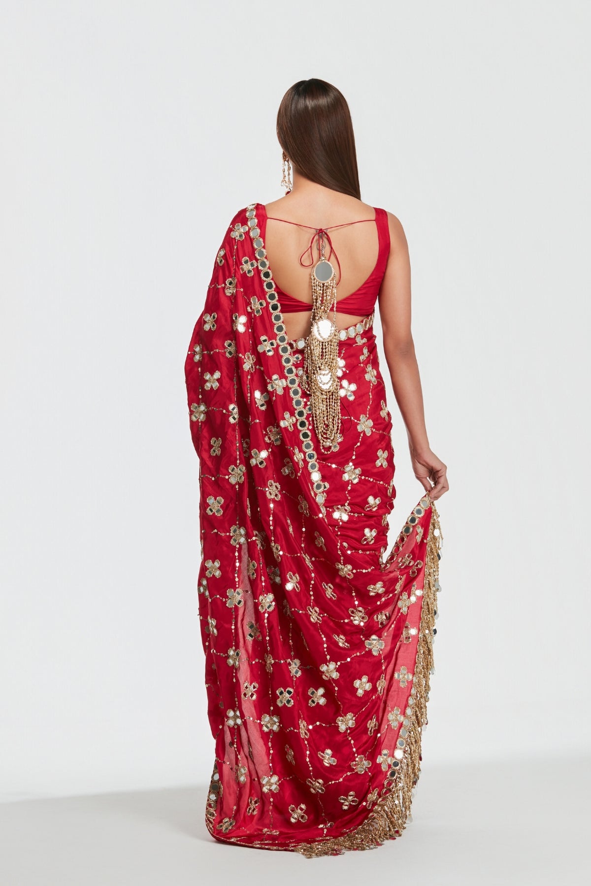 Shrine Mulberry Saree Set