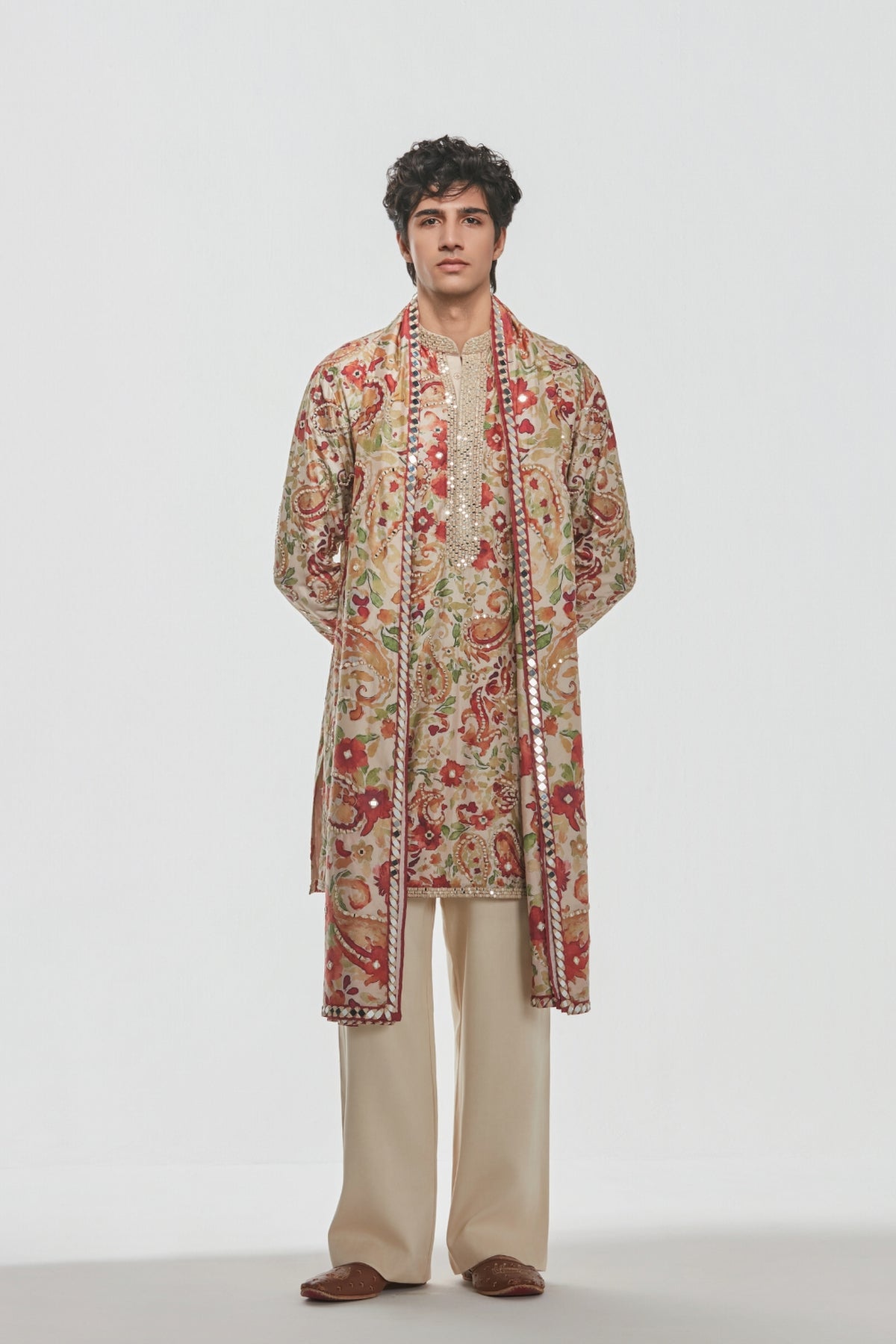Shrine Multicoloured Kurta Set